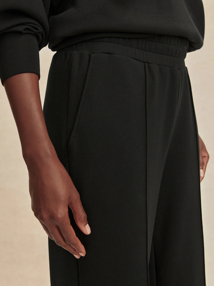 The Wide Leg Pant 28" Black - Eden Lifestyle