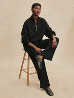 The Wide Leg Pant 28" Black