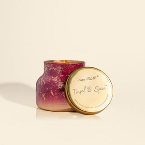 Tinsel & Spice Glimmer Petite Jar, 8 oz - Eden Lifestyle