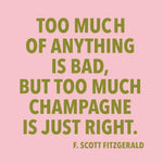 Too Much Champagne Funny Cocktail Napkins - 20ct - Eden Lifestyle