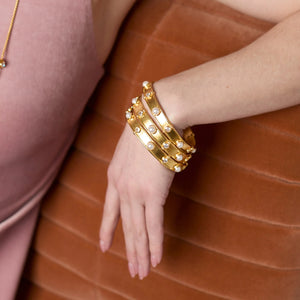 Tribeca Bangle Pearl - Eden Lifestyle