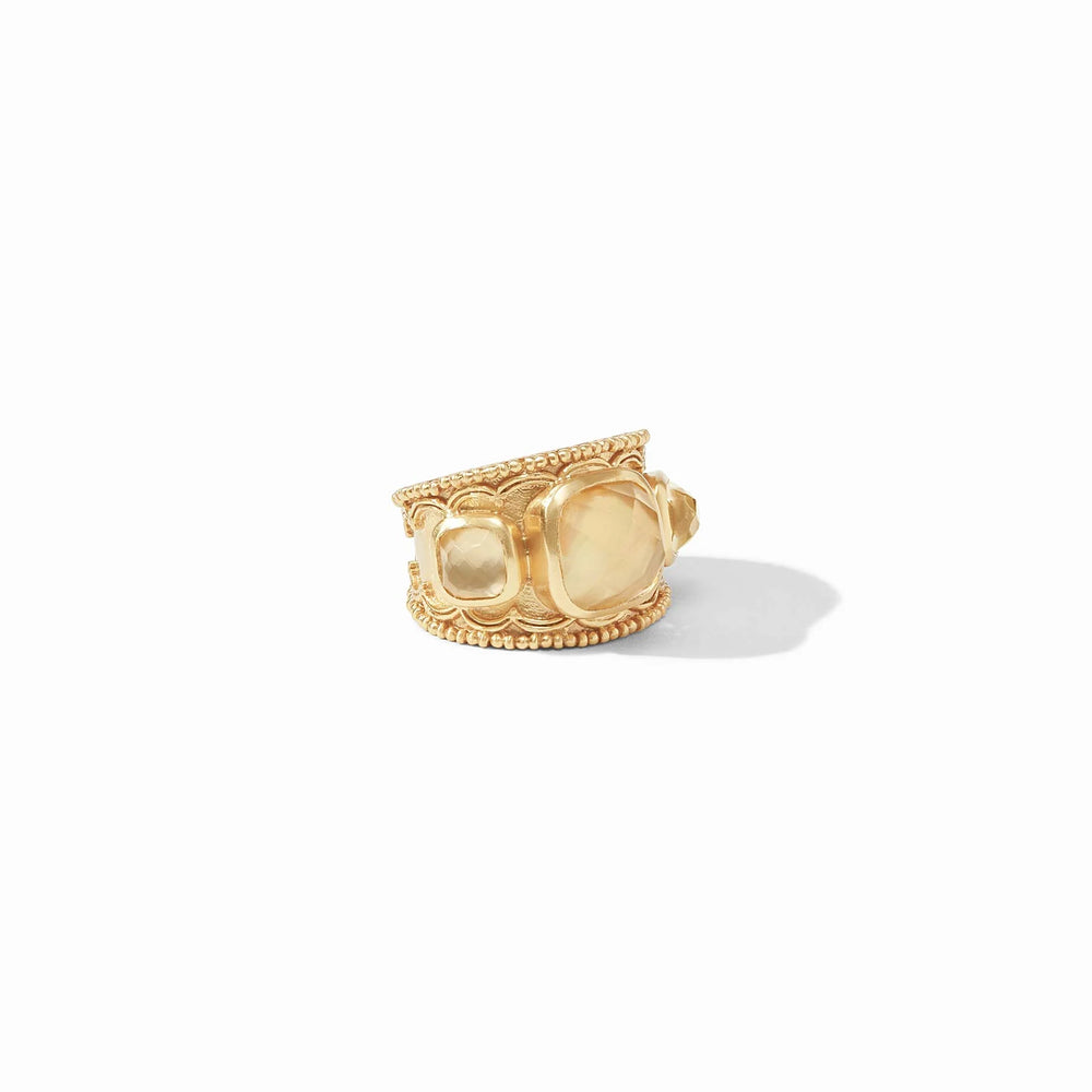Trieste Statement Ring Iridescent Champagne - Eden Lifestyle