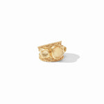 Trieste Statement Ring Iridescent Champagne - Eden Lifestyle