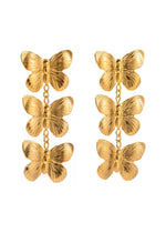 Triple Butterfly Studs - Eden Lifestyle