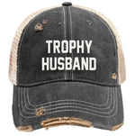 Trophy Husband Tea Washed Snap Back Trucker Cap - Eden Lifestyle