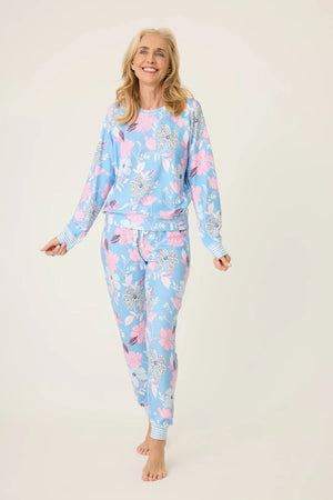 Tropic Garden Long Sleeve Top and Pant Set - Eden Lifestyle