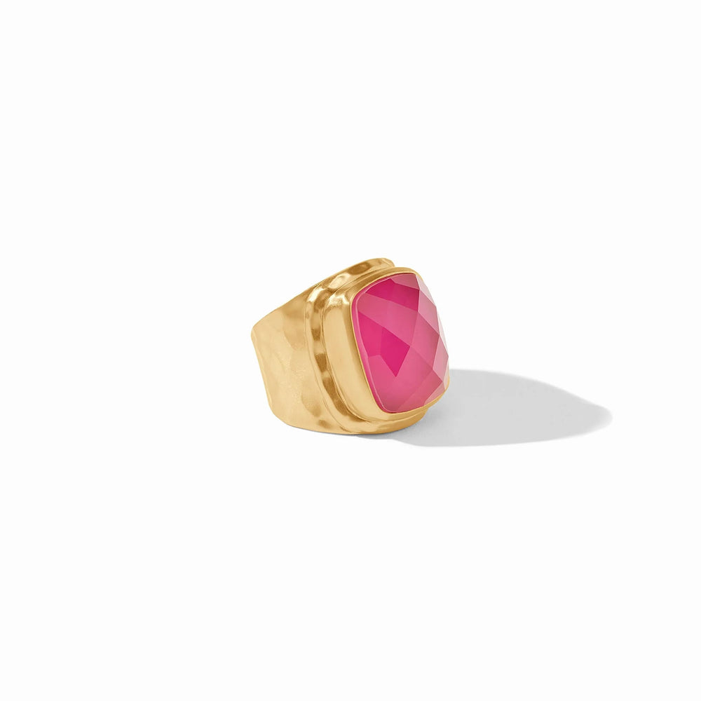 Julie Vos Tudor Statement Ring Iridescent Raspberry - Eden Lifestyle