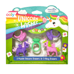Unicorn Wishes Scented Puzzle Erasers - Set of 5 - Eden Lifestyle