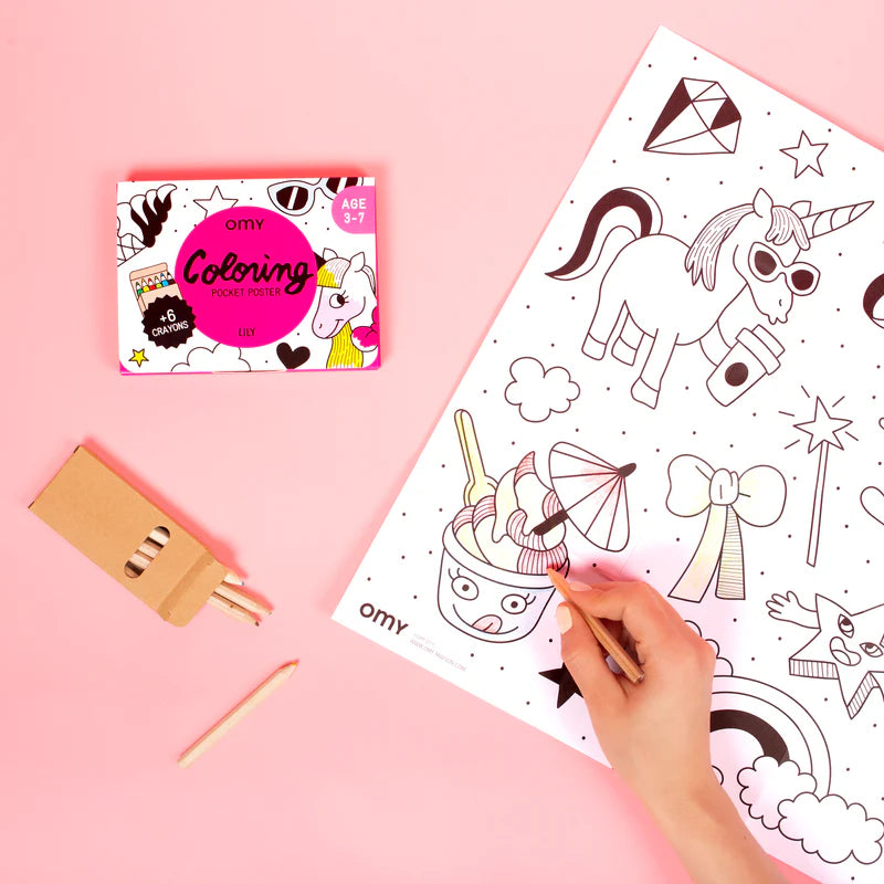 Unicorn mini - Coloring set - Eden Lifestyle