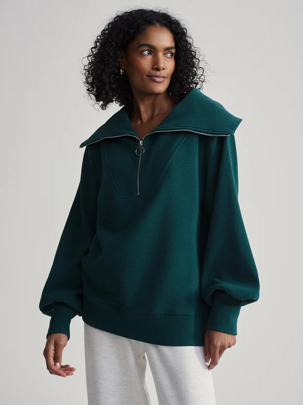 Vine Half-Zip Pullover Conifer - Eden Lifestyle