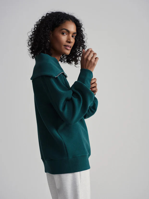 Vine Half-Zip Pullover Conifer - Eden Lifestyle