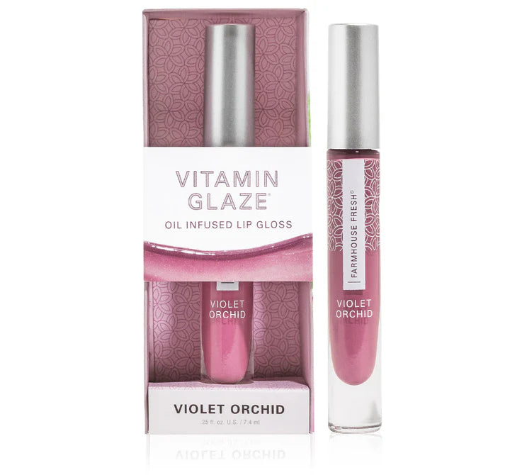 Vitamin Glaze™ Oil Infused Lip Gloss – Violet Orchid - Eden Lifestyle