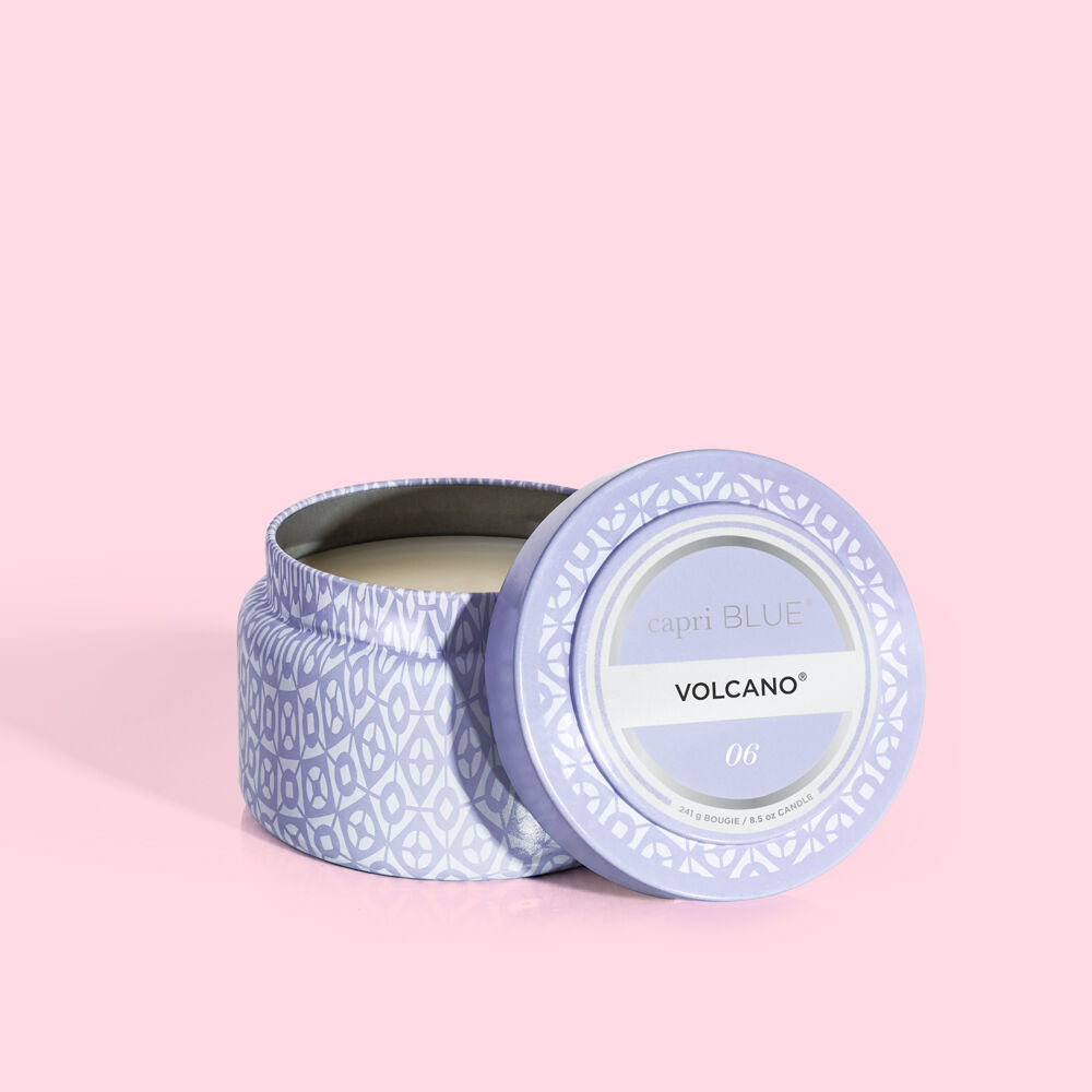 capri BLUE Volcano Digital Lavender Printed Travel Tin, 8.5 oz - Eden Lifestyle