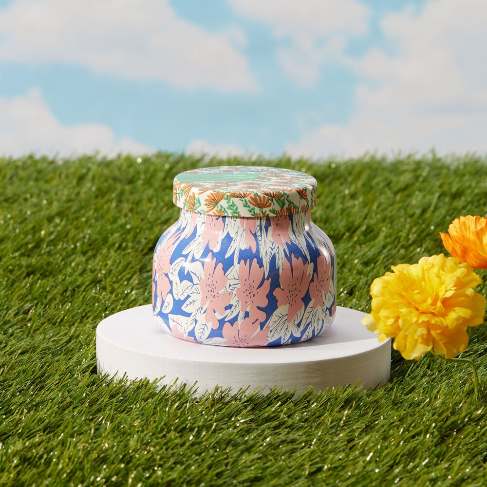 capri BLUE Volcano Pattern Play Petite Jar, 8 oz - Eden Lifestyle