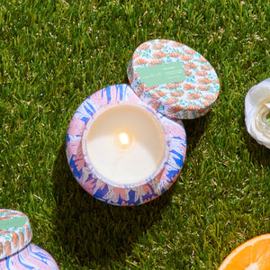capri BLUE Volcano Pattern Play Petite Jar, 8 oz - Eden Lifestyle