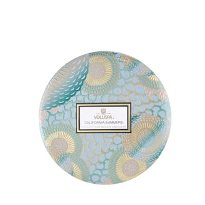 Voluspa California Summers 3 Wick Tin Candle - Eden Lifestyle