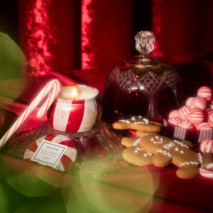 Voluspa Crushed Candy Cane Mini Tin - Eden Lifestyle