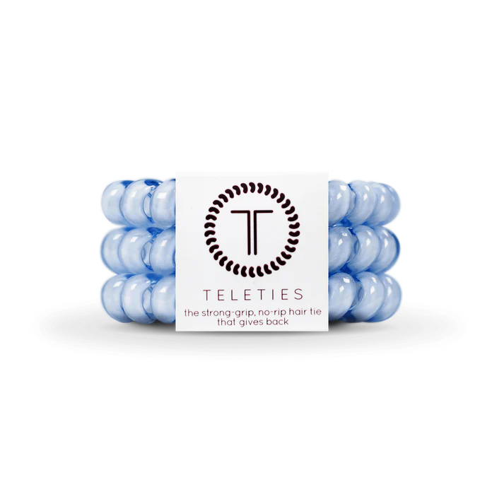 Washed Denim Teleties Large - Eden Lifestyle