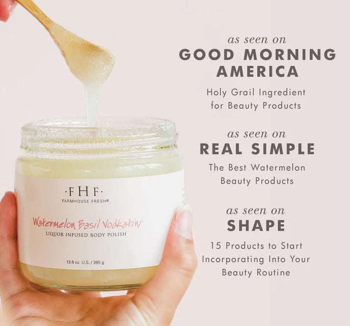 Watermelon Basil Vodkatini® Liquor Infused Body Polish - Eden Lifestyle