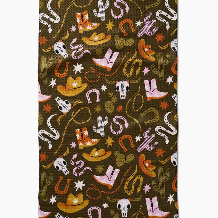 Wild Cowboy Kitchen Tea Towel - Eden Lifestyle