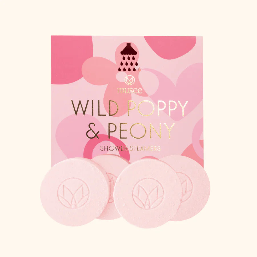 Wild Poppy & Peony Shower Steamers - Eden Lifestyle