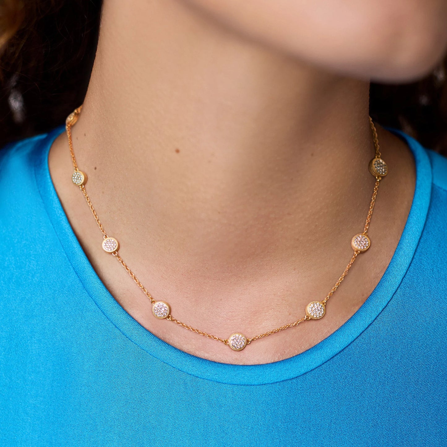 Windsor Delicate Station Necklace - Eden Lifestyle