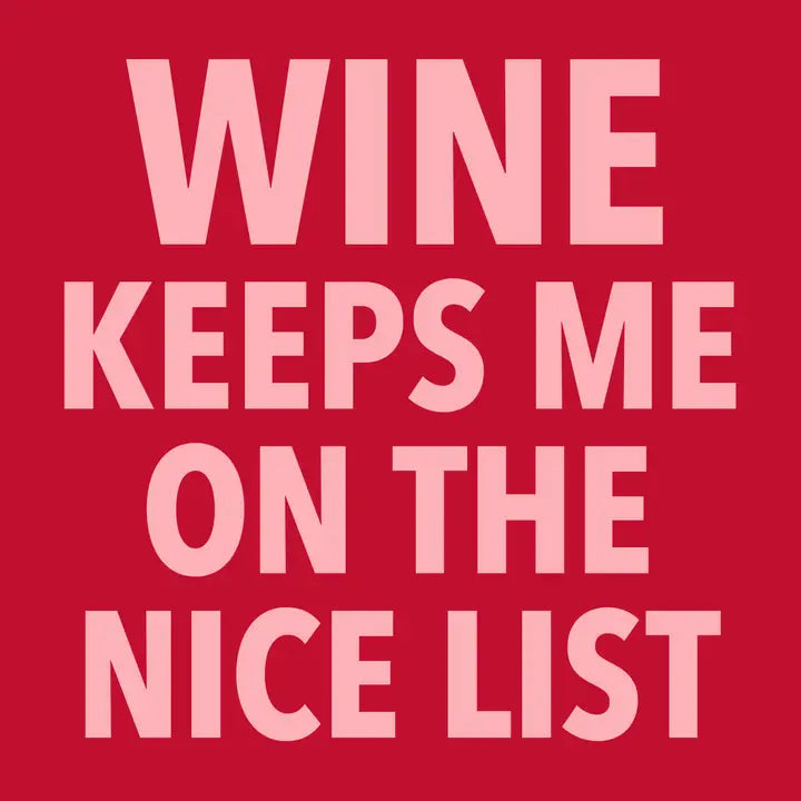 Wine Nice List Cocktail Napkins -20ct - Eden Lifestyle