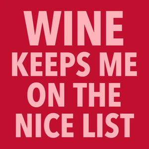 Wine Nice List Cocktail Napkins -20ct - Eden Lifestyle