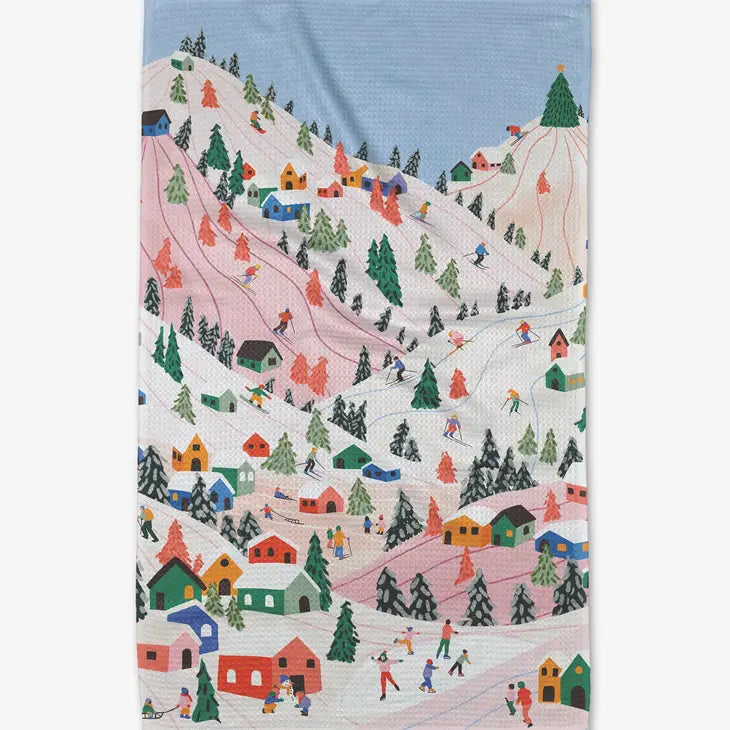 Winter Holiday Tea Towel - Eden Lifestyle