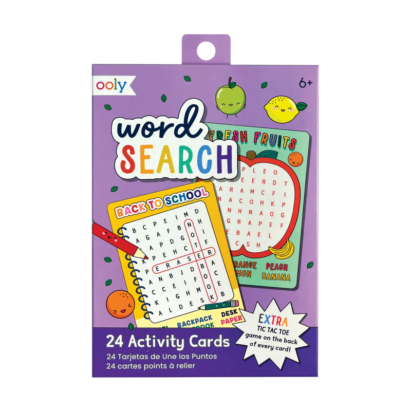 Word Search Activity Cards - Eden Lifestyle