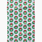 Wreath Wishes Kitchen Tea Towel - Eden Lifestyle