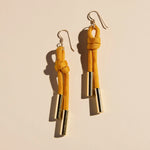 Yellow Denver Cord Earring - Eden Lifestyle