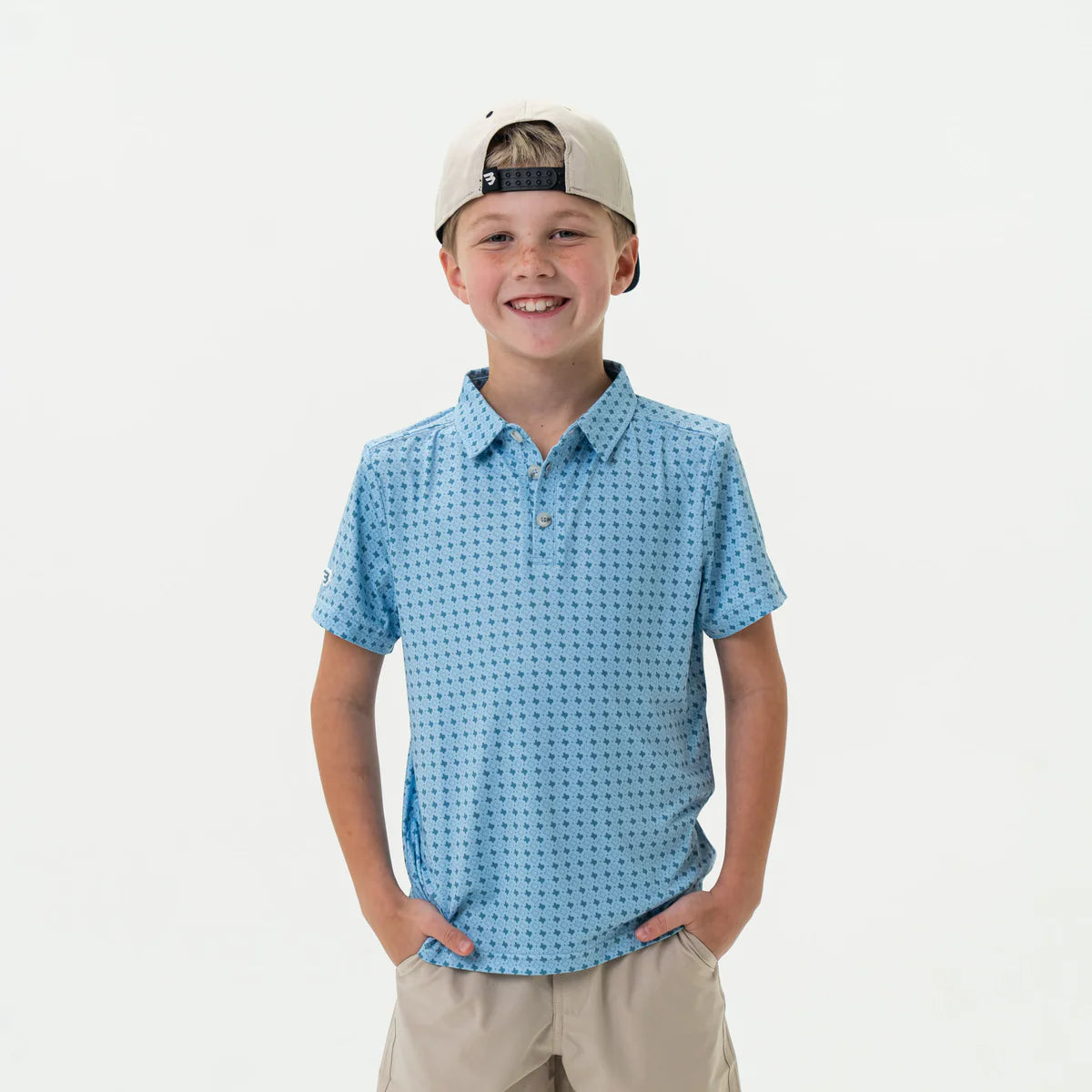 Youth Polo - Texas - Light Blue - Eden Lifestyle