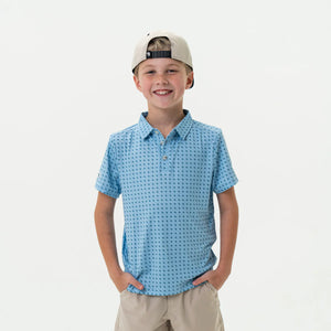 Youth Polo - Texas - Light Blue
