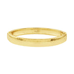 Cleopatra Oval Hinged Bangle - Gold - Eden Lifestyle