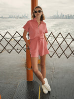 Varley Ritchie Short Sleeve Sweat Rapture Rose - Eden Lifestyle