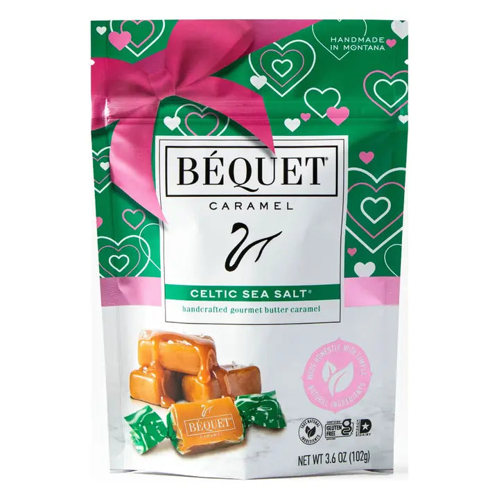 Béquet Gourmet Caramel Valentine's Day 3.6 oz Pouch - Eden Lifestyle