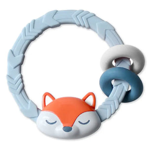Fox Ritzy Rattle™ Silicone Teether Rattles - Eden Lifestyle