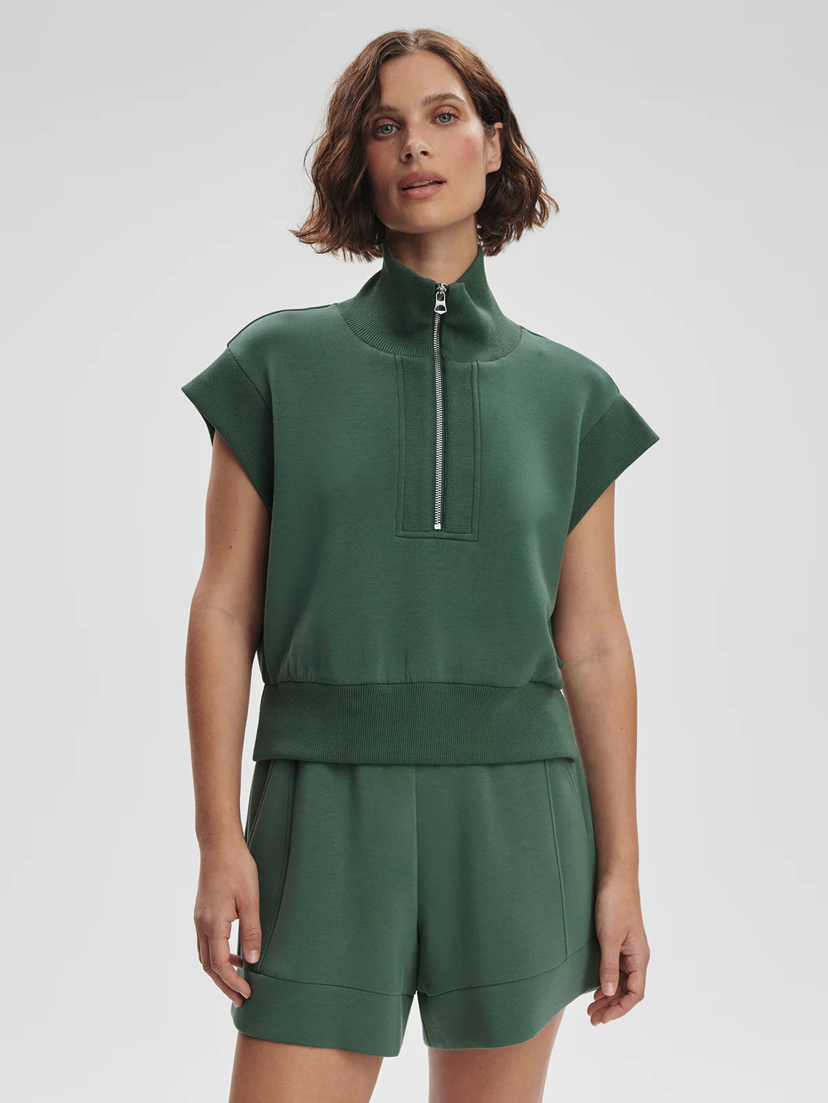 Varley Kelly Half Zip Sweat Cilantro - Eden Lifestyle