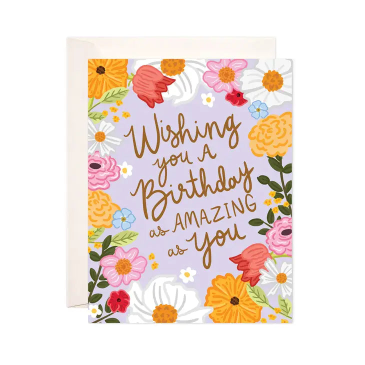 Floral Summer Birthday Card - Eden Lifestyle