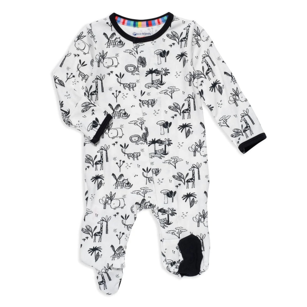 Magnetic Me by Magnificent Baby Animal Safari Modal Magnetic Parent Favorite Footie - Eden Lifestyle