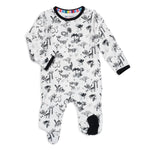 Magnetic Me by Magnificent Baby Animal Safari Modal Magnetic Parent Favorite Footie - Eden Lifestyle