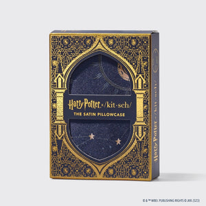 Harry Potter X Kitsch Satin Pillowcase- Midnight At Hogwarts - Eden Lifestyle