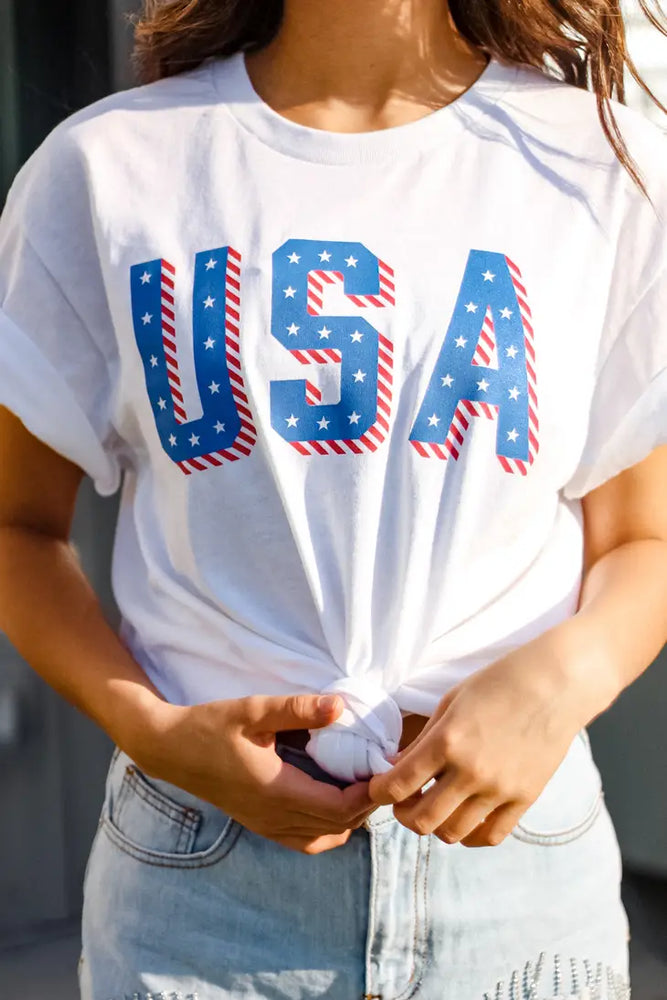 USA Graphic Tee - Eden Lifestyle