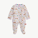 Best Fur End Modal Magnetic Parent Favorite Footie with Ruffle