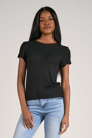 Elevated Black Tee - Eden Lifestyle