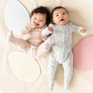 Magnetic Me by Magnificent Baby Blue Hoppily Ever After Modal Magnetic Parent Favorite Footie - Eden Lifestyle