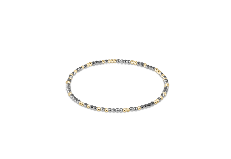 Enewton Hope Unwritten Bright Silver Faceted Hematite 2mm Bead Bracelet - Eden Lifestyle