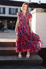 Delilah Maxi Dress - Pink - Eden Lifestyle