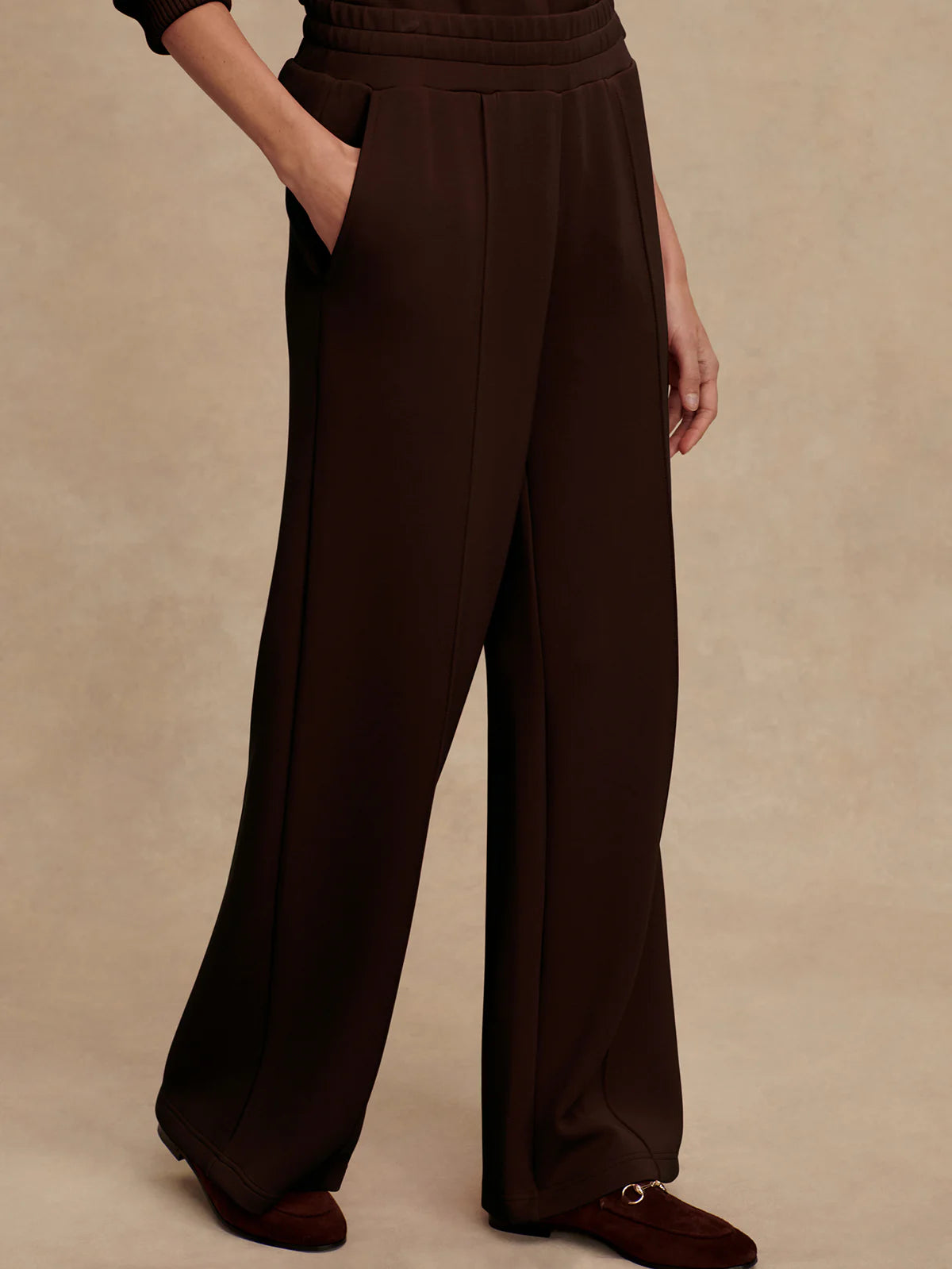 The Wide Leg Pant 28" Coffee Bean - Eden Lifestyle